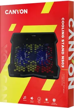 CANYON NS03 COOLING STAND — DUAL-FAN, USB HUB, (4 / 4)