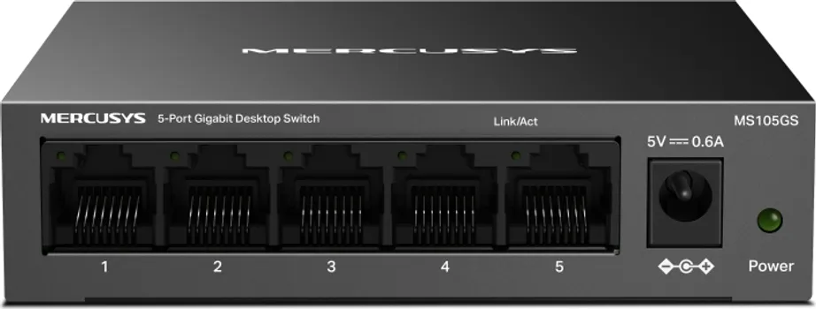 MERCUSYS MS105GS(UN) 5-PORT GIGABIT DESKTOP SWITCH (1 / 3)