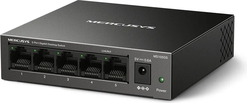MERCUSYS MS105GS(UN) 5-PORT GIGABIT DESKTOP SWITCH (2 / 3)