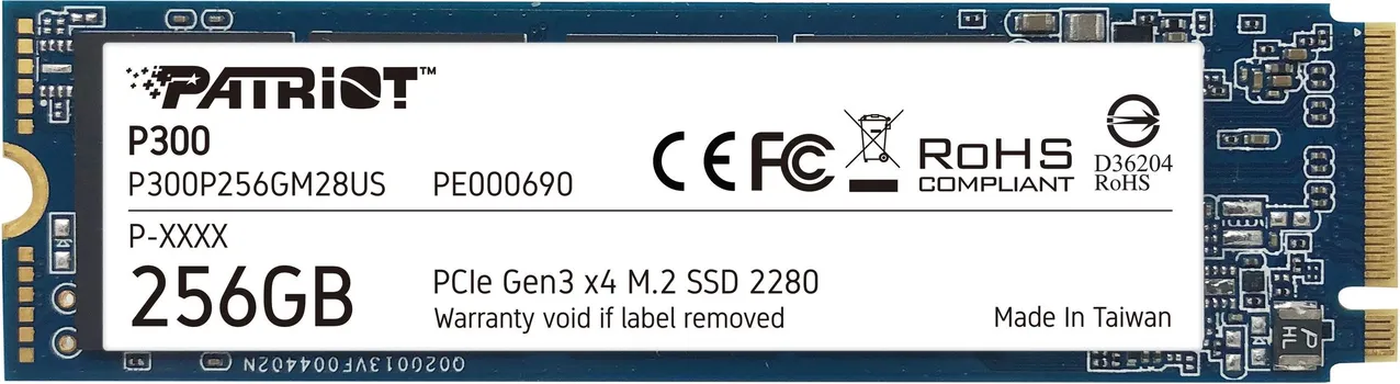 PATRIOT P300 256GB / SSD M.2 NVME P300P256GM28US