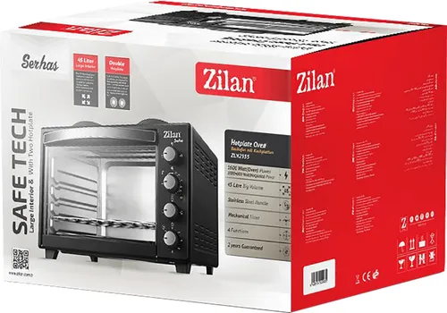 ZILAN / FLORIA MINI PEĆNICA, 2 GRIJAČE PLOČE, 45 L, 3200 W, CRNA - ZLN2935 (2 / 4)