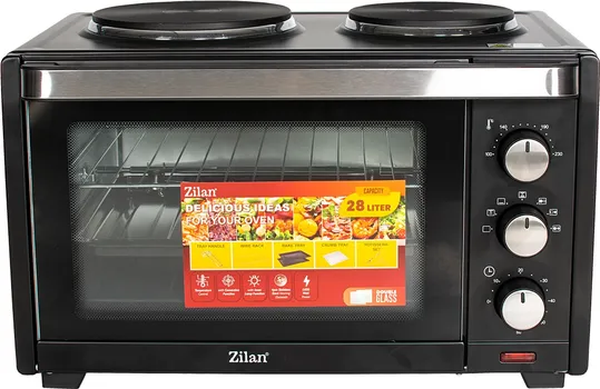 ZILAN / FLORIA MINI PEĆNICA SA GRILOM + VENTILATOR, 28 L, 3200 W, CRNA - ZLN0997 (3 / 8)