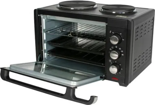 ZILAN / FLORIA MINI PEĆNICA SA GRILOM + VENTILATOR, 28 L, 3200 W, CRNA - ZLN0997 (5 / 8)