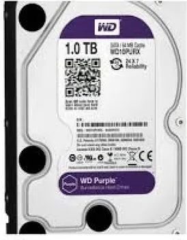 WESTERN DIGITAL PURPLE SURVEILLANCE 1TB / HDD 3.5 SATA III 64MB WD10PURZ (2 / 10)