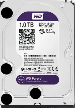 WESTERN DIGITAL PURPLE SURVEILLANCE 1TB / HDD 3.5 SATA III 64MB WD10PURZ (4 / 13)