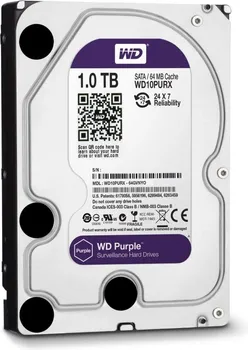 WESTERN DIGITAL PURPLE SURVEILLANCE 1TB / HDD 3.5 SATA III 64MB WD10PURZ (6 / 10)