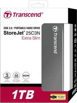 TRANSCEND STOREJET C3N 1TB / HDD 2.5 PORTABLE TS1TSJ25C3N (1 / 4)