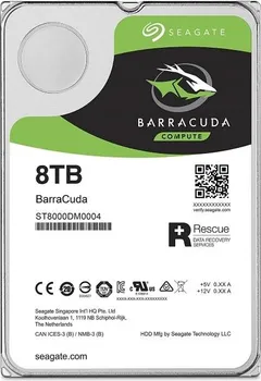 SEAGATE BARRACUDA 8TB / HDD 3.5 / SATA III / 5400 RPM / 256MB CACHE ST8000DM004 (3 / 8)