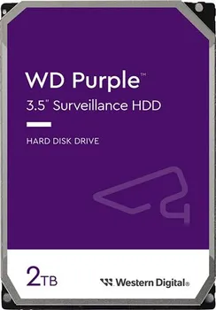 WESTERN DIGITAL PURPLE SURVEILLANCE 2TB / HDD 3.5 / 5400 RPM / SATA 6GB/S / 64MB CACHE WD23PURZ (1 / 5)