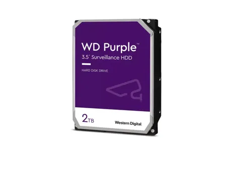 WESTERN DIGITAL PURPLE SURVEILLANCE 2TB / HDD 3.5 / 5400 RPM / SATA 6GB/S / 64MB CACHE WD23PURZ (5 / 5)