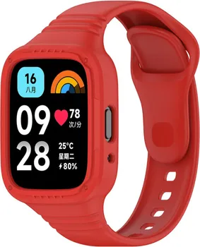 SILIKONSKA NARUKVICA ZA REDMI WATCH 3 LITE / WATCH 3 ACTIVE [RED] (4 / 6)