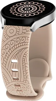 CARVEN PATTERN SILIKONSKA NARUKVICA ZA SAT [20MM / BEIGE] (3 / 7)