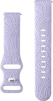 CARVEN PATTERN SILIKONSKA NARUKVICA ZA SAT [20MM / PURPLE] (1 / 7)