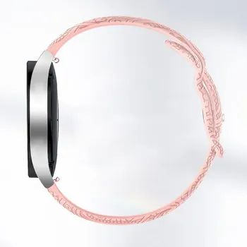 CARVEN PATTERN SILIKONSKA NARUKVICA ZA SAT [20MM / PINK] (4 / 8)