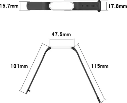 XIAOMI SILIKONSKA NARUKVICA ZA MI BAND 5/6 [TWOTONE] (8 / 18)