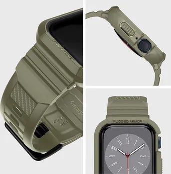 APPLE SPIGEN RUGGED ARMOR PRO NARUKVICA WATCH 4/5/6/7/8/SE (44/45 MM) VINTAGE KHAKI (12 / 16)