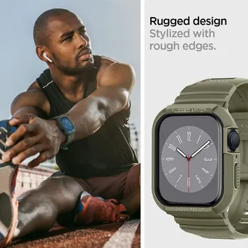 APPLE SPIGEN RUGGED ARMOR PRO NARUKVICA WATCH 4/5/6/7/8/SE (44/45 MM) VINTAGE KHAKI (15 / 16)