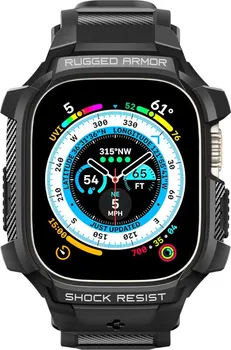 APPLE SPIGEN RUGGED ARMOR NARUKVICA PRO WATCH ULTRA (49 MM) BLACK (3 / 14)