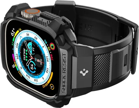 APPLE SPIGEN RUGGED ARMOR NARUKVICA PRO WATCH ULTRA (49 MM) BLACK (8 / 14)