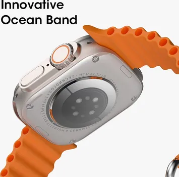 APPLE S8 ULTRA MAX SMART SAT ORANGE (WATCH ULTRA REPLIKA) (5 / 10)