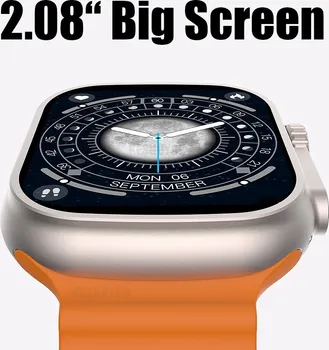 APPLE S8 ULTRA MAX SMART SAT ORANGE (WATCH ULTRA REPLIKA) (7 / 10)