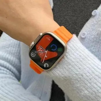 APPLE S8 ULTRA MAX SMART SAT ORANGE (WATCH ULTRA REPLIKA) (9 / 10)