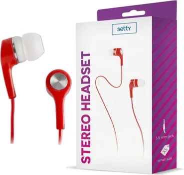 SETTY WIRED RED SLUŠALICE (3 / 3)