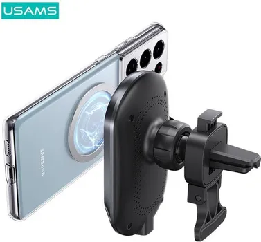 USAMS CD182 15W MAGNETIC CAR WIRELESS AUTO STALAK (AIR VENT) (5 / 6)