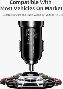 ESSAGER TURBINE 2.4A DUAL USB 12W AUTO PUNJAČ (4 / 6)