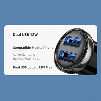 ESSAGER TURBINE 2.4A DUAL USB 12W AUTO PUNJAČ (5 / 6)