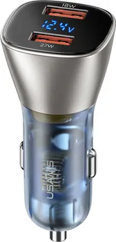 USAMS C29 45W A+A DUAL PORTS DIGITAL DISPLAY FAST AUTO PUNJAČ (1 / 4)