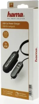 HAMA 2+3 USB POWER AUTO PUNJAČ 10A, 2M (12 / 12)
