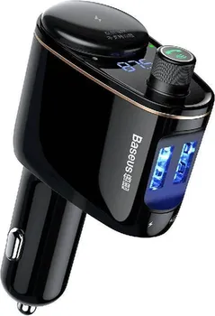 BASEUS TRANSMITER FM BLUETOOTH MP3 WITH CAR CHARGER 2 X USB S-06 BLACK CCHC000001 (1 / 6)