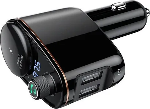 BASEUS TRANSMITER FM BLUETOOTH MP3 WITH CAR CHARGER 2 X USB S-06 BLACK CCHC000001 (3 / 6)