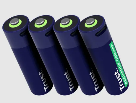 TRUST USB-C PUNJIVE AABATERIJE, 4 PAKOVANJA (1 / 3)
