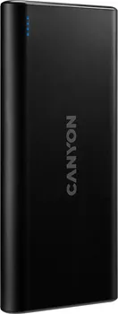 CANYON PB-106 POWER BANK 10000MAH LI-POLY BATTERY, INPUT 5V/2A, OUTPUT 5V/2.1A(MAX), USB CABLE LENGTH 0.3M, 140*68*16MM, 0.24KG, BLACK (2 / 3)