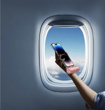 VEGER POWERBANK 5 000 MAH WITH BUILT-IN CONNECTOR LIGHTNING PD QC3.0 2,4A 12W PLUGON (W0573P) PURPLE (2 / 3)