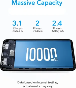 VEGER L10-10 000 MAH LCD BLACK (W1105) POWER BANK (9 / 19)