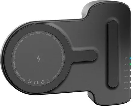 VEGER POWERBANK 5 000 MAH COMPATIBLE WITH MAGSAFE PD QC3.0 20W TOURIST (W0569) BLACK (2 / 10)