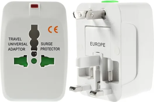 UNIVERZALNI TRAVEL ADAPTER PUNJAČ SA USB PORTOM (1 / 8)
