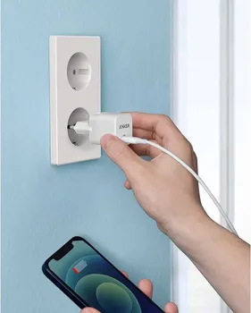 ANKER POWERPORT III 20W CUBE USB-C CHARGER WHITE (A2149WH) (5 / 6)