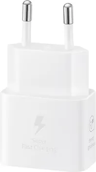 SAMSUNG 25W FAST CHARGING USB-C POWER ADAPTER WHITE (CABLE INCLUDED) (4 / 5)