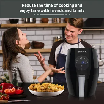 BROCK DIGITALNA FRITEZA AIRFRYER 3.5L, 1200W AFD 3502 BK (8 / 10)