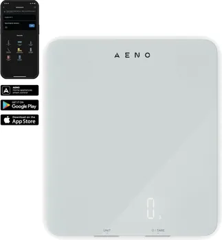 AENO KITCHEN SCALE KS1S SMART, MAX LOAD - 8 KG, BLUETOOTH, 10,000+ PRODUCTS & MEALS, 25 INDICATORS ANALYSIS, COFFEE MODE, 6 UNIT CONVERSION: KG, G, LB, FL, OZ, ML, MATERIAL - GLASS (2 / 11)