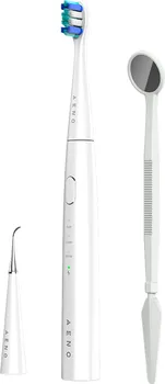 AENO SONIC ELECTRIC TOOTHBRUSH, DB8: WHITE, 3MODES, 3 BRUSH HEADS + 1 CLEANING TOOL, 1 MIRROR, 30000RPM, 100 DAYS WITHOUT CHARGING, IPX7 (2 / 2)