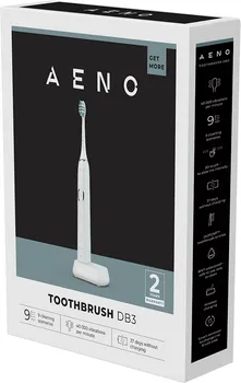 AENO SONIC ELECTRIC TOOTHBRUSH, DB3: WHITE, 9 SCENARIOS, WITH 3D TOUCH, WIRELESS CHARGING, 46000RPM, 40 DAYS WITHOUT CHARGING, IPX7 (9 / 10)