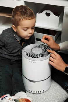 AENO AIR PURIFIER AP3, UV LAMP, IONIZATION, CADR 160 M³/H , 30M2, CARBON FILTER + HEPA H13 (8 / 9)