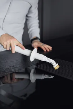 AENO STEAM MOP SM1: BUILT-IN WATER FILTER, AROMA OIL TANK, 1200W, 110°C, TANK VOLUME 380 ML, SCREEN TOUCH SWITCH (6 / 7)