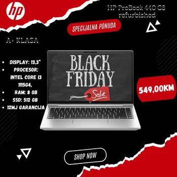 HP PROBOOK 440 G8 I3/8GB/256SSD/13.3 (1 / 5)