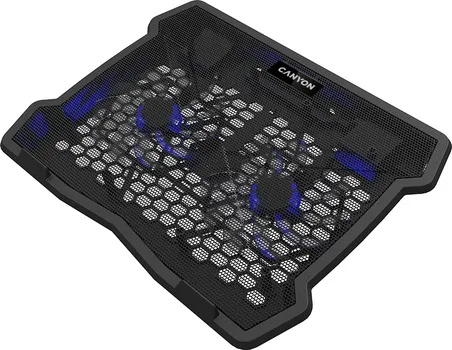 CANYON COOLER NS03 2FAN 2USB LED BLACK (3 / 4)